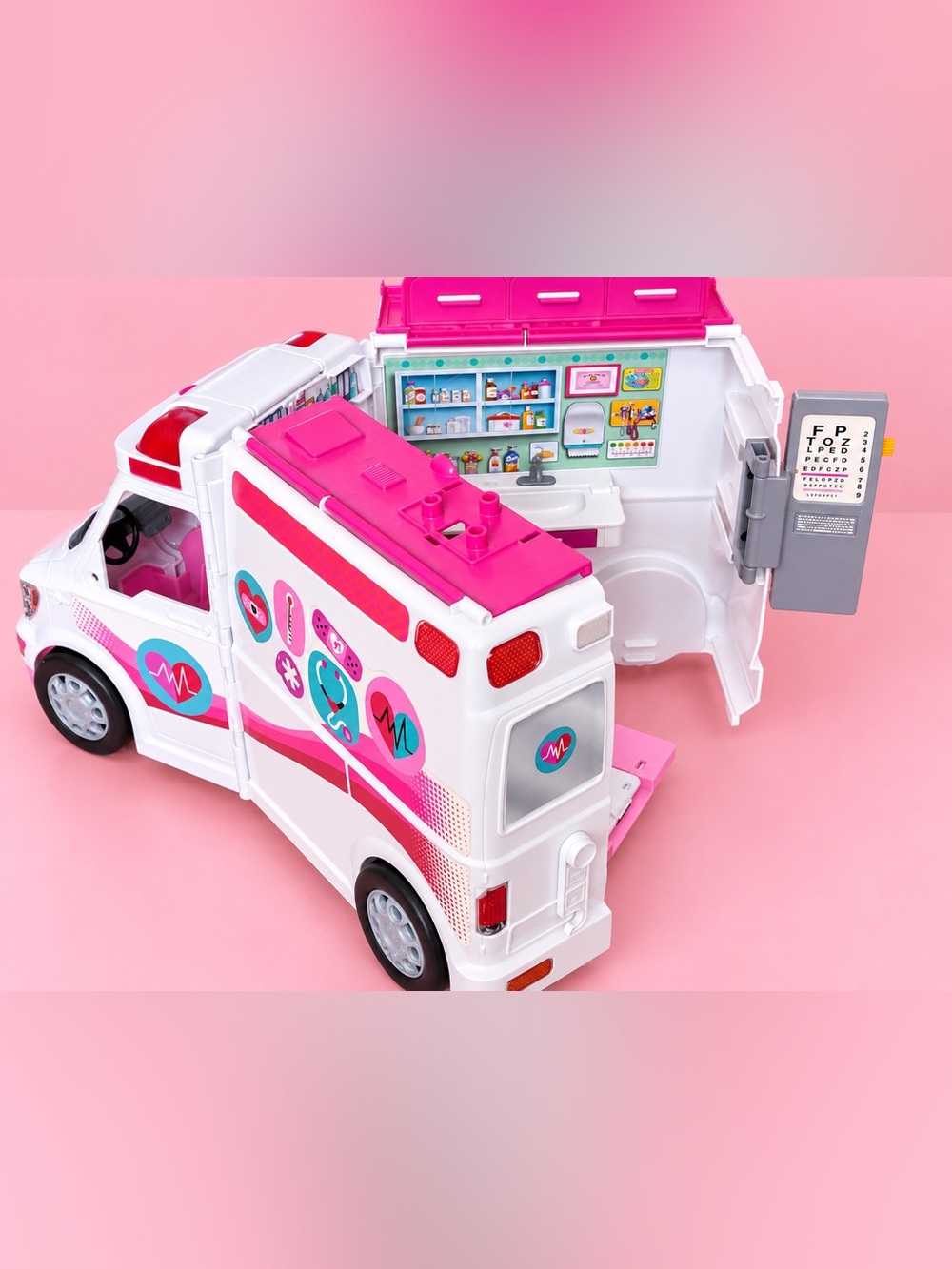 Barbie Ambulance Medical Clinic Hospital Playset Vehicle